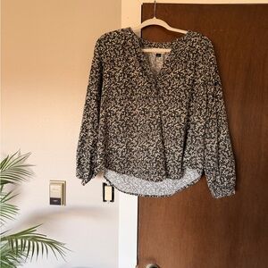 Corduroy Floral Women's Blouse